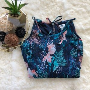 Old Navy Floral Hi Low Swimsuit Coverup